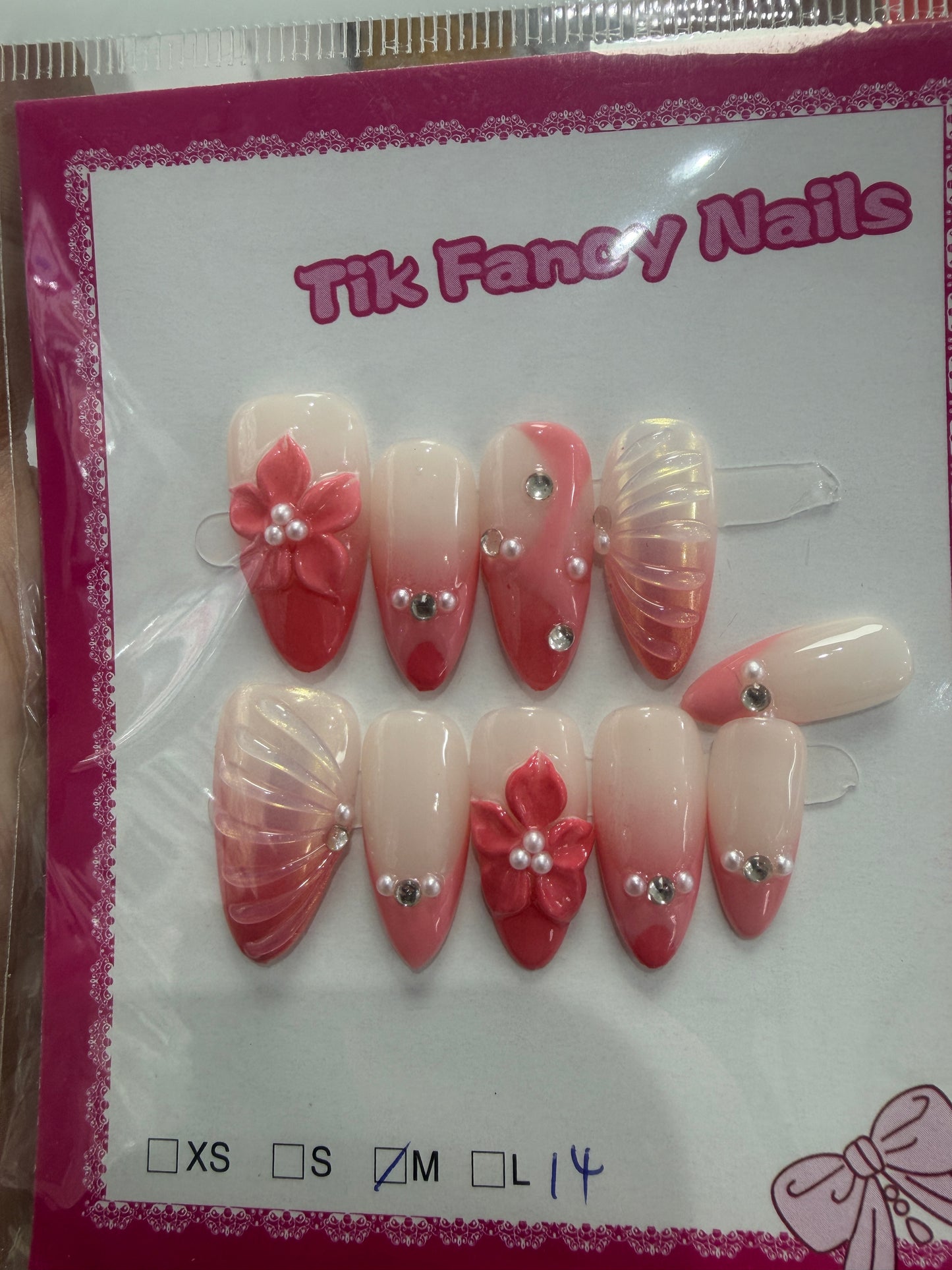 3D Flower nails Surprise Box, $40(15 pairs random pick)