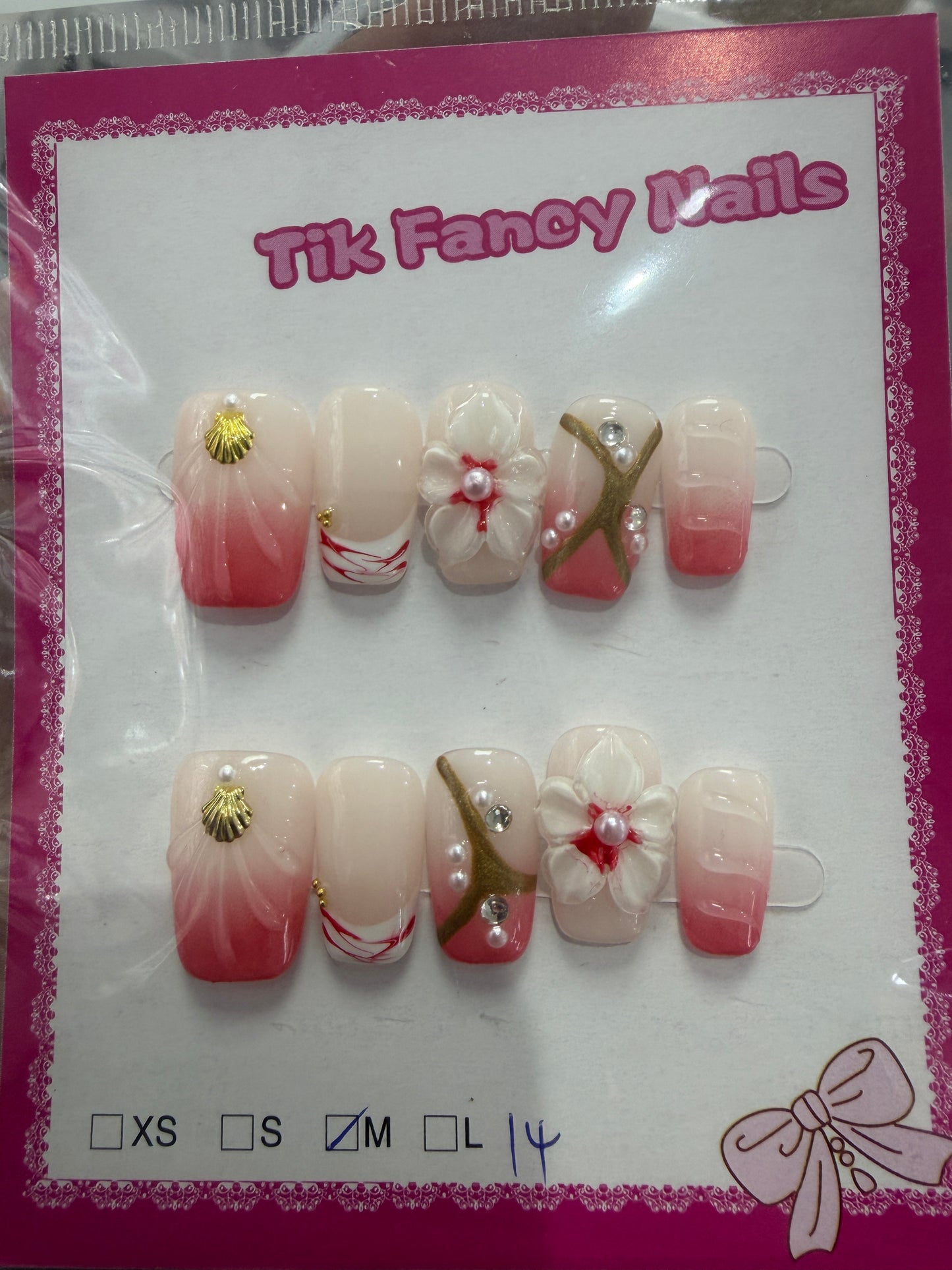 3D Flower nails Surprise Box, $40(15 pairs random pick)