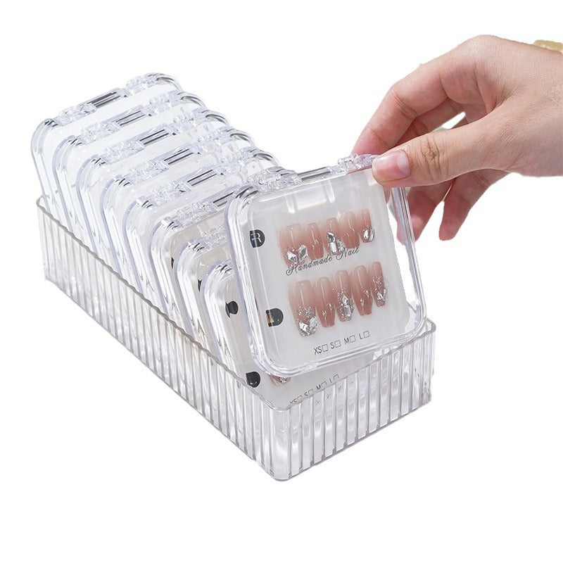 Small and exquisite storage box for press-on nail