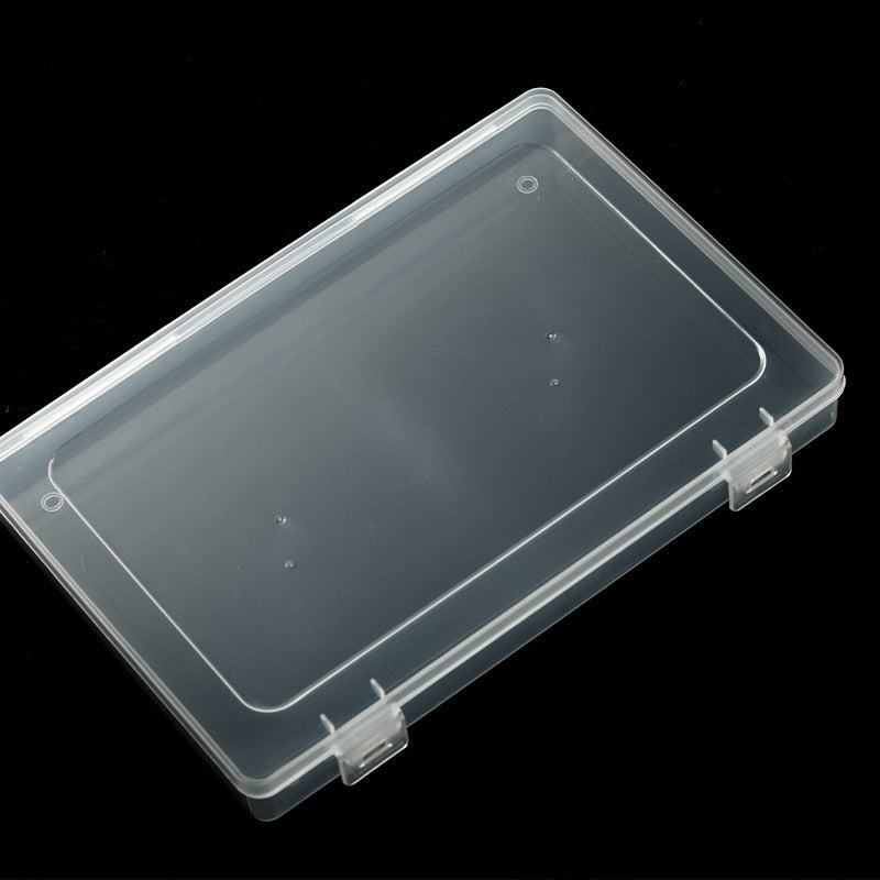 Large capacity storage box dust proof transparent color for press-on nail