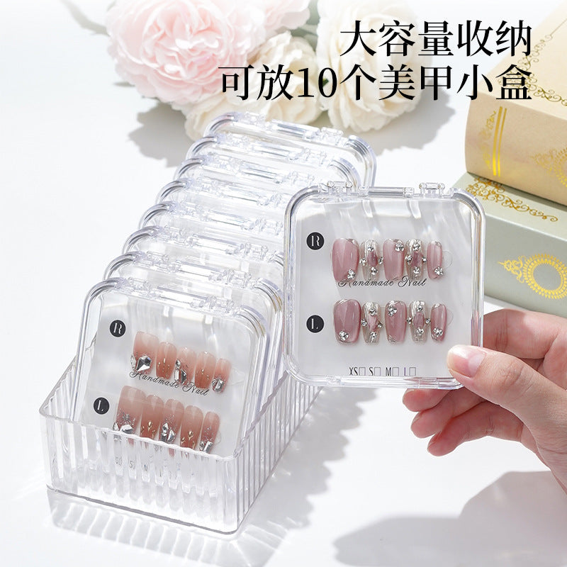 Small and exquisite storage box for press-on nail