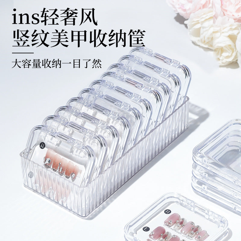 Small and exquisite storage box for press-on nail