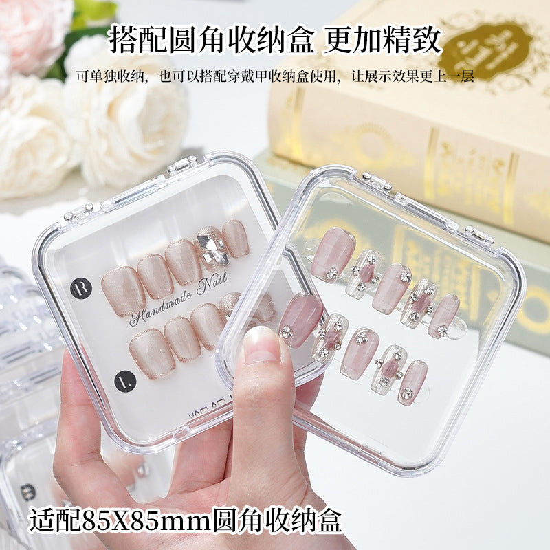 Small and exquisite storage box for press-on nail