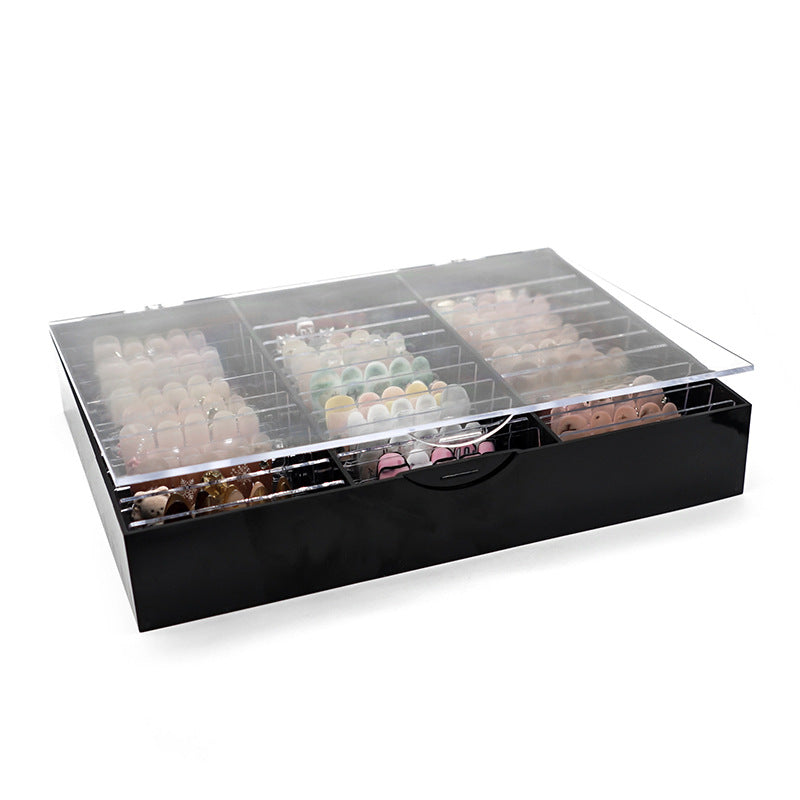 Storage box Beauty eyelash press-on nail plate works display box