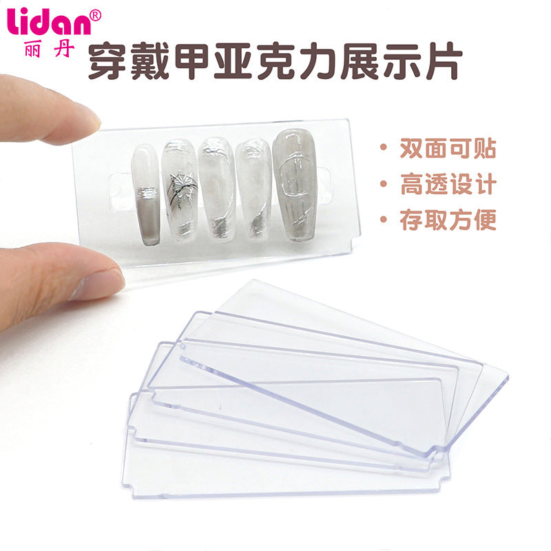 Storage box Beauty eyelash press-on nail plate works display box